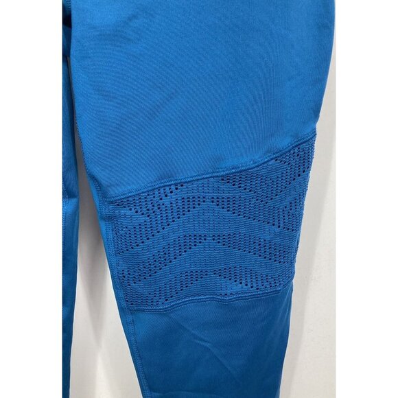 Isabel Maternity Large Leggings Crossover Panel Capri Teal Stretch Women New B80 - Picture 5 of 9